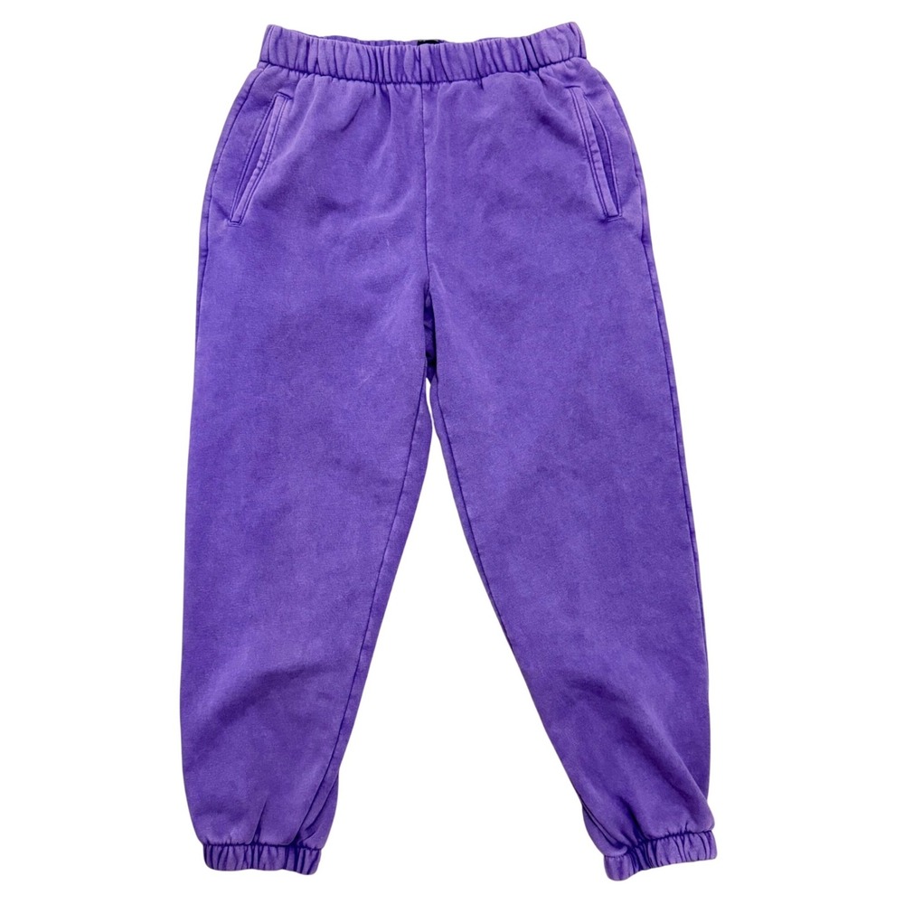 GAP Vintage Soft High Rise Joggers Purple Petite Small Lounge Pants Athleisure